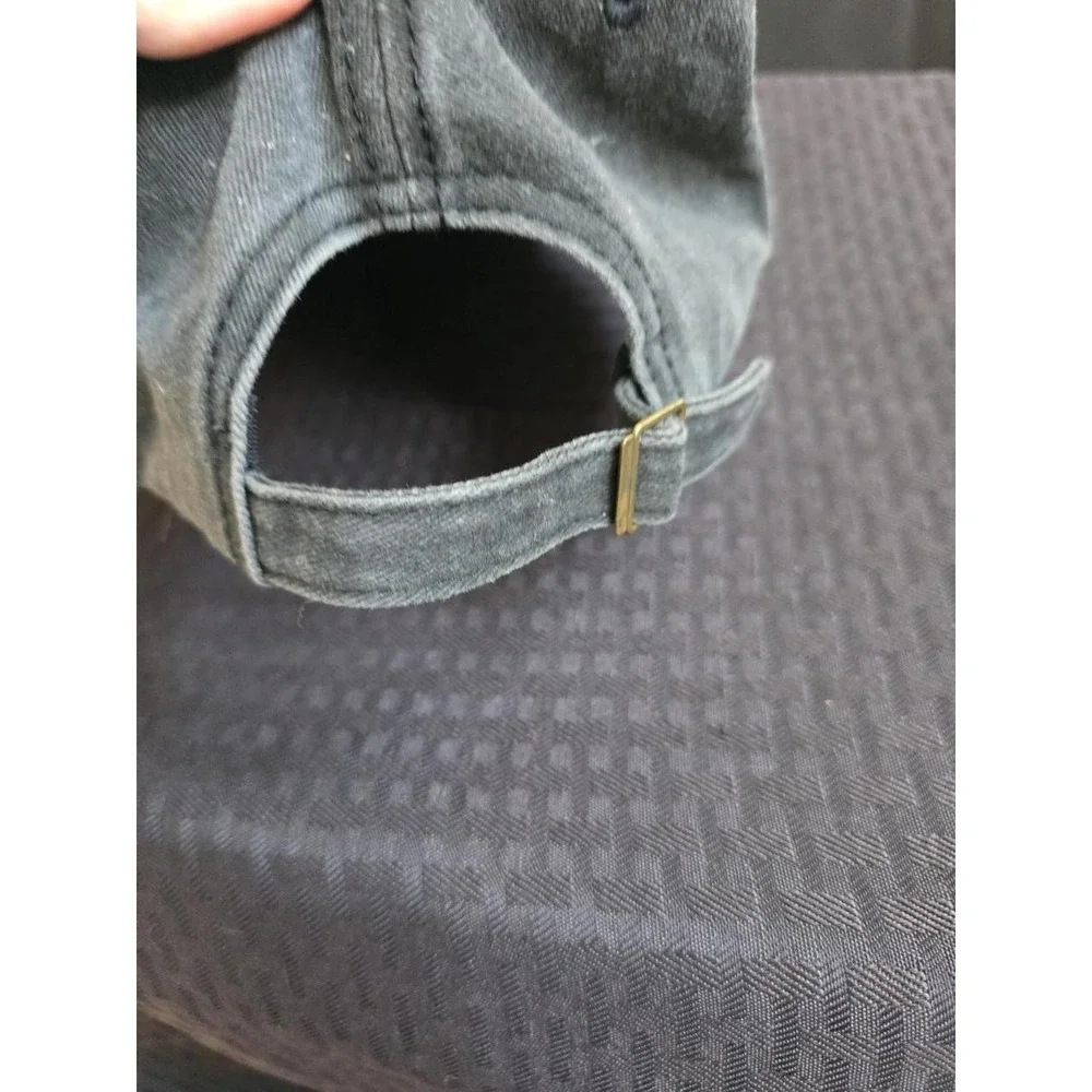 Let's Go Brandon Hat Cap Strap Back Gray One Size Trump Biden Adjustable